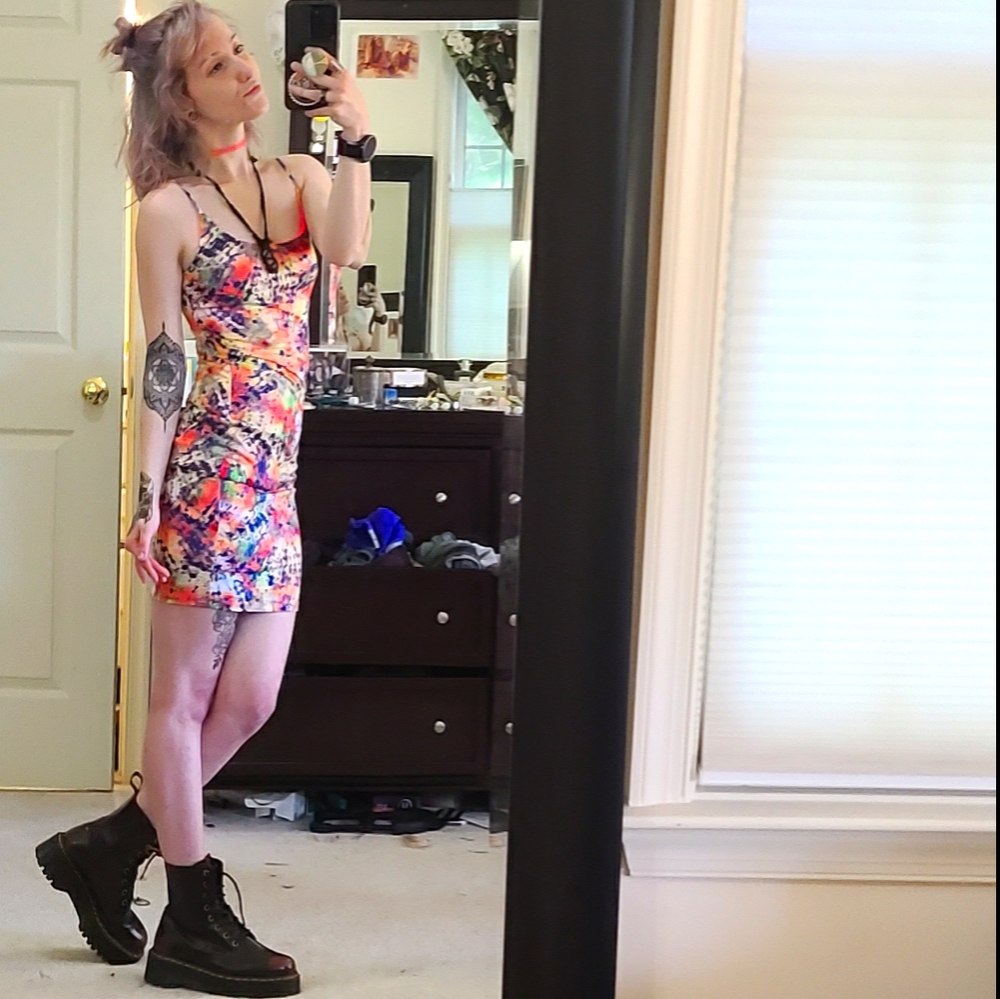 YER A FIREWORK MINI DRESS (NWOT)